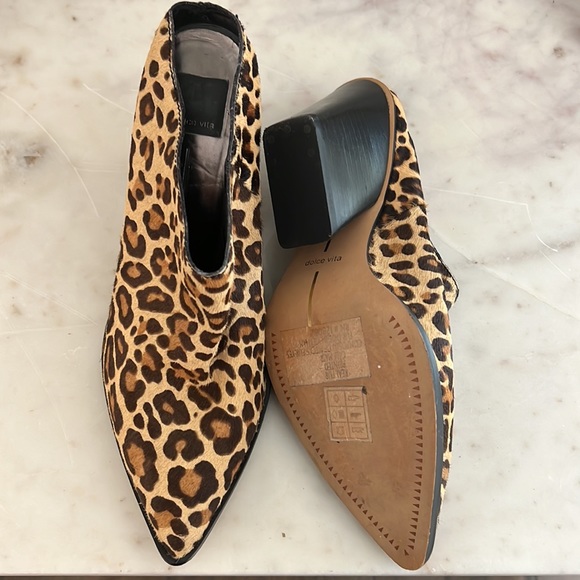 Dolce Vita Mule Never Worn Leopard Fur - Picture 2 of 2